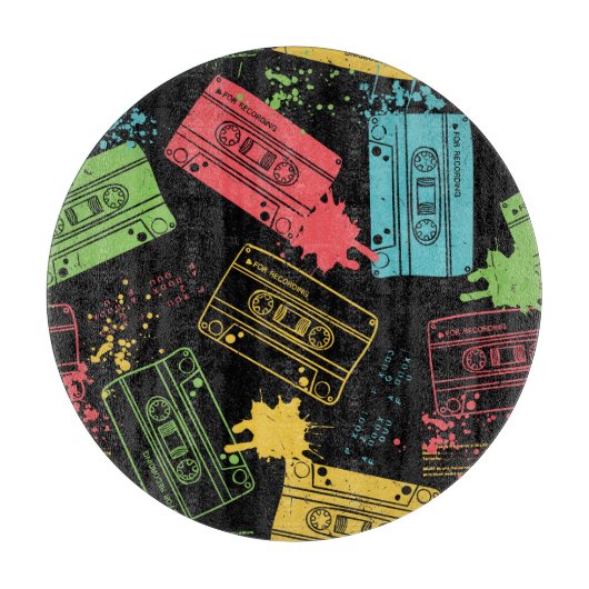 Planche À Découper Cassettes Cool style années 90 (Devant)