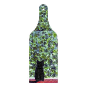 Planche À Découper Cat Art Black Kitty Peinture