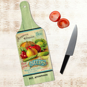 Planche À Découper Catalogue des semences vintage