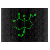 Planche À Découper Catnip Nepetalactone Formule chimique moléculaire (Devant)