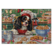 Planche À Découper Cavalier King Charles Spaniel Baking Noël (Devant)