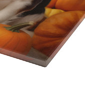 Planche À Découper Cavalier King Charles Spaniel Chiot Citrouille d'a (Coin)