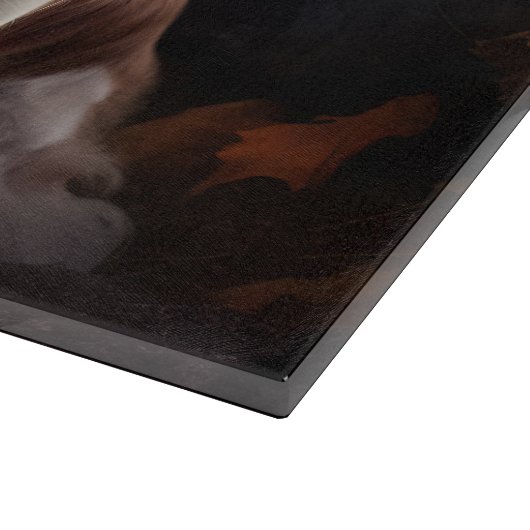 Planche À Découper Cavalier King Charles Spaniel Halloween effrayant (Coin)