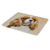 Planche À Découper Cavalier King Charles Spaniel Peinture originale (Coin)