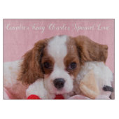 Planche À Découper Cavalier King Charles Spaniel Puppy Cutboard (Devant)