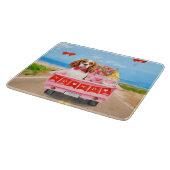 Planche À Découper Cavalier King Chien Saint-Valentin Camion Cœurs (Coin)
