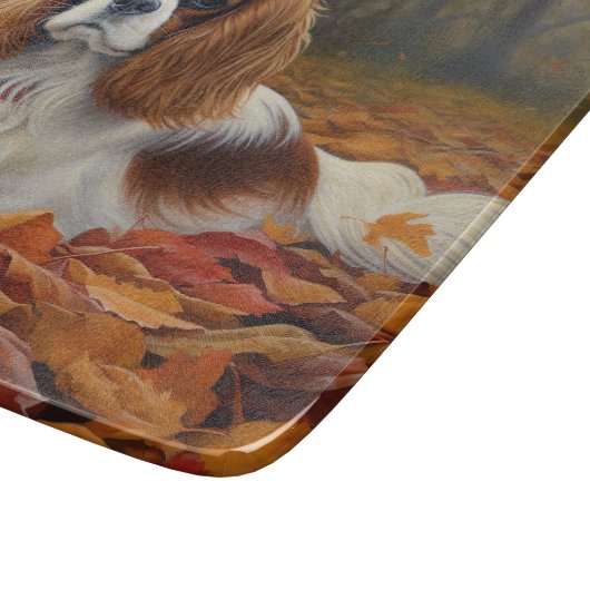 Planche À Découper Cavalier King en automne Feuilles automne Inspirat (Coin)