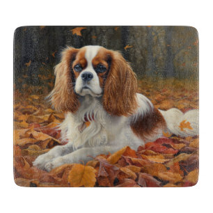 Planche À Découper Cavalier King en automne Feuilles automne Inspirat