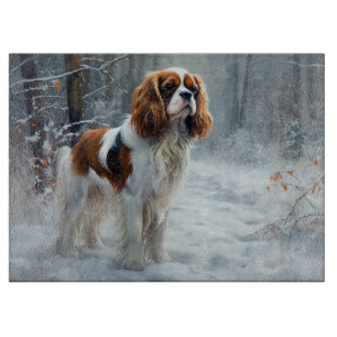 Planche À Découper Cavalier Roi Laissez Tomber la Neige Noël Brosse