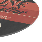 Planche À Découper Cave à vin personnalisée Bouteille Salle de dégust (Coin)