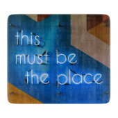 Planche À Découper Ce doit être l'endroit NEON Sign Funny (Devant)