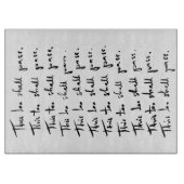 Planche À Découper Cela aussi passera ! Guillemet inspirant (Devant)