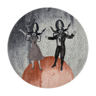 Planche À Découper Célébration de danse d'aliens
