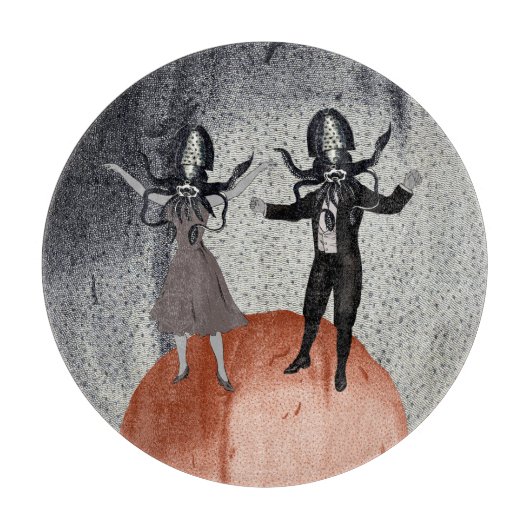 Planche À Découper Célébration de danse d'aliens (Devant)