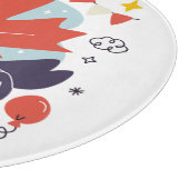 Planche À Découper Célébration festive de la feuille d'érable (Coin)