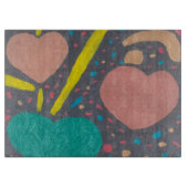 Planche À Découper Célébrer la table de coupe d'amour (Devant)