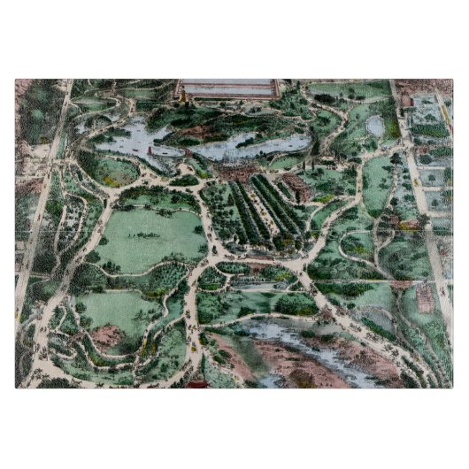 PLANCHE À DÉCOUPER CENTRAL PARK, 1860 (Devant)