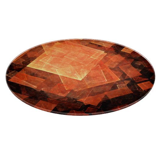 Planche À Découper Cercle d'art Abstrait (Coin)