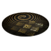 Planche À Découper Cercle d'art Abstrait de l'hypnose (Coin)