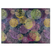 Planche À Découper Cercle de points Polka de la Cute Abstraite (Devant)