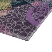 Planche À Découper Cercle de points Polka de la Cute Abstraite (Coin)