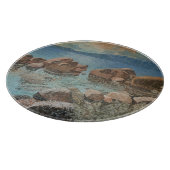 Planche À Découper Cercle de Stones Lake Tahoe Impressionnisme (Coin)