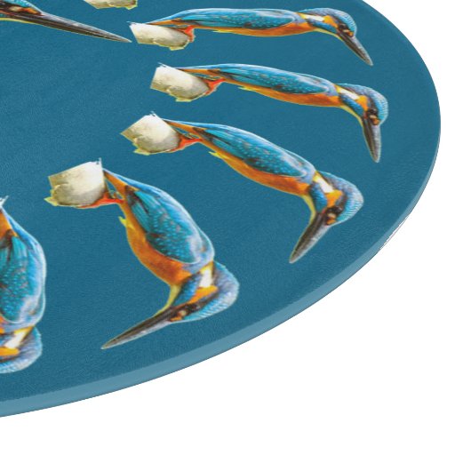 Planche À Découper Cercle des martins-pêcheurs (Coin)