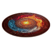 Planche À Découper Cercle Élémentaire Du Pouvoir (Coin)