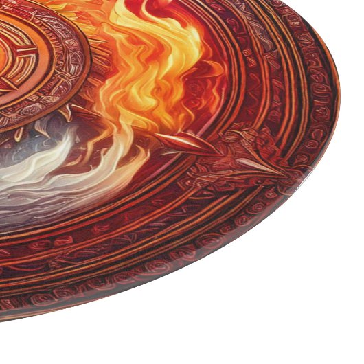 Planche À Découper Cercle Élémentaire Du Pouvoir (Coin)