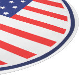 Planche à découper "Cercle patriotique du drapeau (Coin)