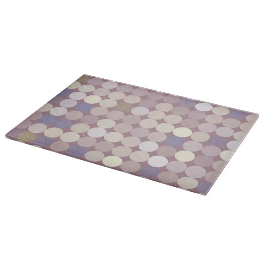 Planche À Découper Cercles de tissu motif abstrait (Coin)