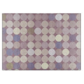 Planche À Découper Cercles de tissu motif abstrait (Devant)