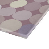 Planche À Découper Cercles de tissu motif abstrait (Coin)
