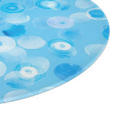 Planche À Découper Cercles d'hiver : Pois Abstraits. (Coin)