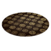 Planche À Découper Cercles d'or : Motif à main (Coin)