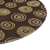 Planche À Découper Cercles d'or : Motif à main (Coin)