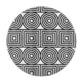 Planche À Découper Cercles géométriques et Carrés (Devant)