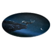 Planche À Découper cerf au clair de lune (Coin)