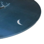 Planche À Découper cerf au clair de lune (Coin)