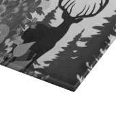 Planche À Découper Cerf avec grand rack hors forêt (Coin)