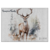 Planche À Découper Cerf dans la forêt (Devant)