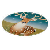 Planche À Découper Cerf de Noël mignon (Coin)