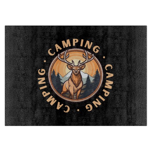 Planche À Découper Cerf - Faune - Camping (Devant)