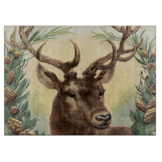 Planche À Découper Cerfs communs vintages