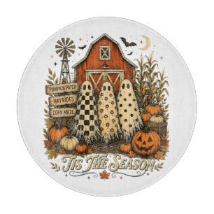 Planche À Découper C'est la saison automne Halloween Fantômes