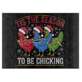 Planche À Découper C'Est La Saison Pour Choisir Noël Poulet Occidenta (Devant)