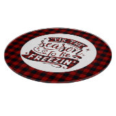 Planche À Découper C'est la saison Red Black Fun Christmas Citation P (Coin)