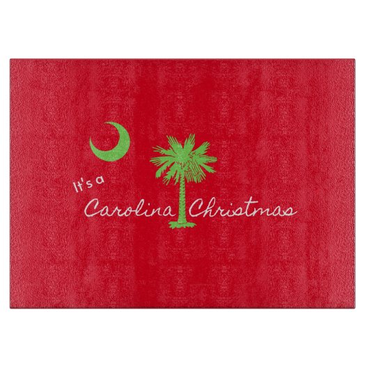 Planche À Découper C'est un Noël en Caroline du Sud (Devant)