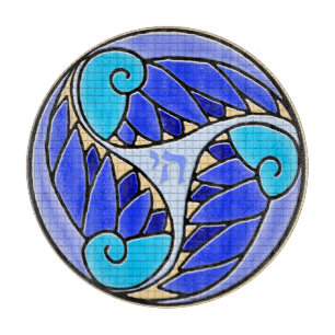 Planche À Découper Chai Art Nouveau Mosaic Charcuterie Board