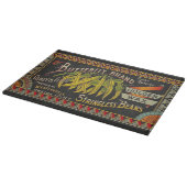 Planche À Découper Chaîne Étiquette de haricot Vegetable Pays (Coin)